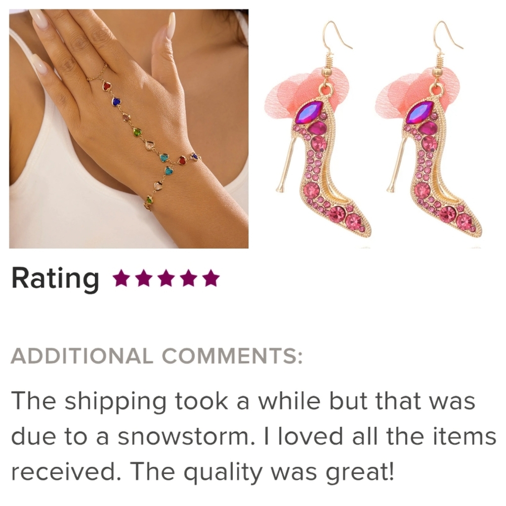 Hand Chain Multicolor Zircon Hand Chain Bracelet - Picture 4 of 10